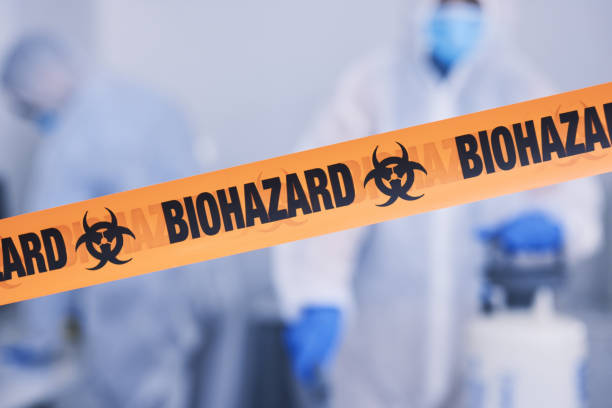 Professional Biohazard Cleanup technician working in Lexington, MO